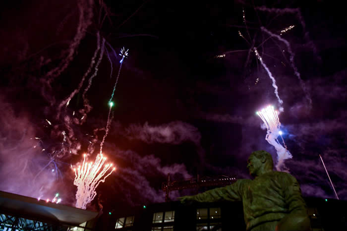 Lambeau Field Fireworks