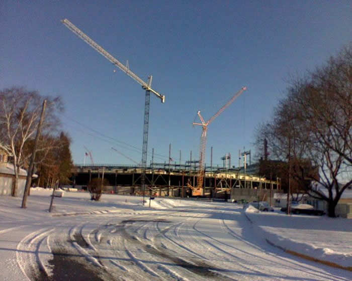 Lambeau Field Construction 2010